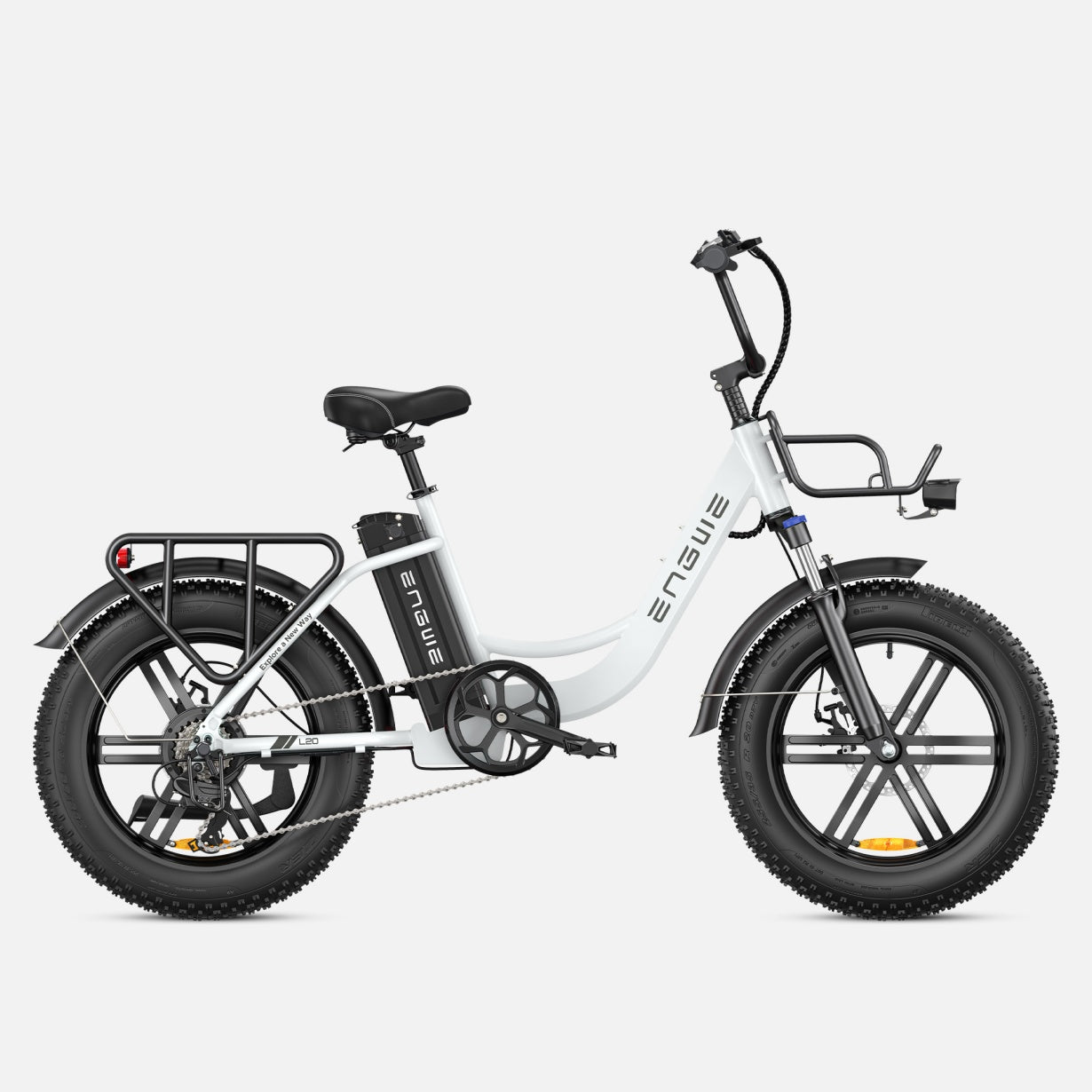 ENGWE L20 140KM Long-Range Step-thru Electric Fat Tire Bicycle