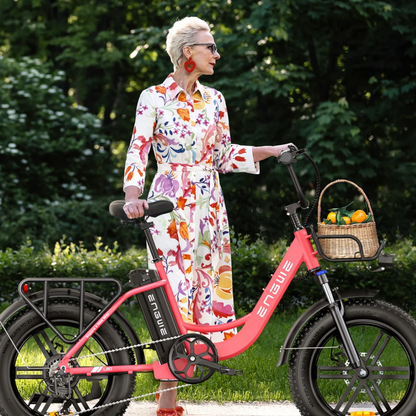 ENGWE L20 140KM Long-Range Step-thru Electric Fat Tire Bicycle