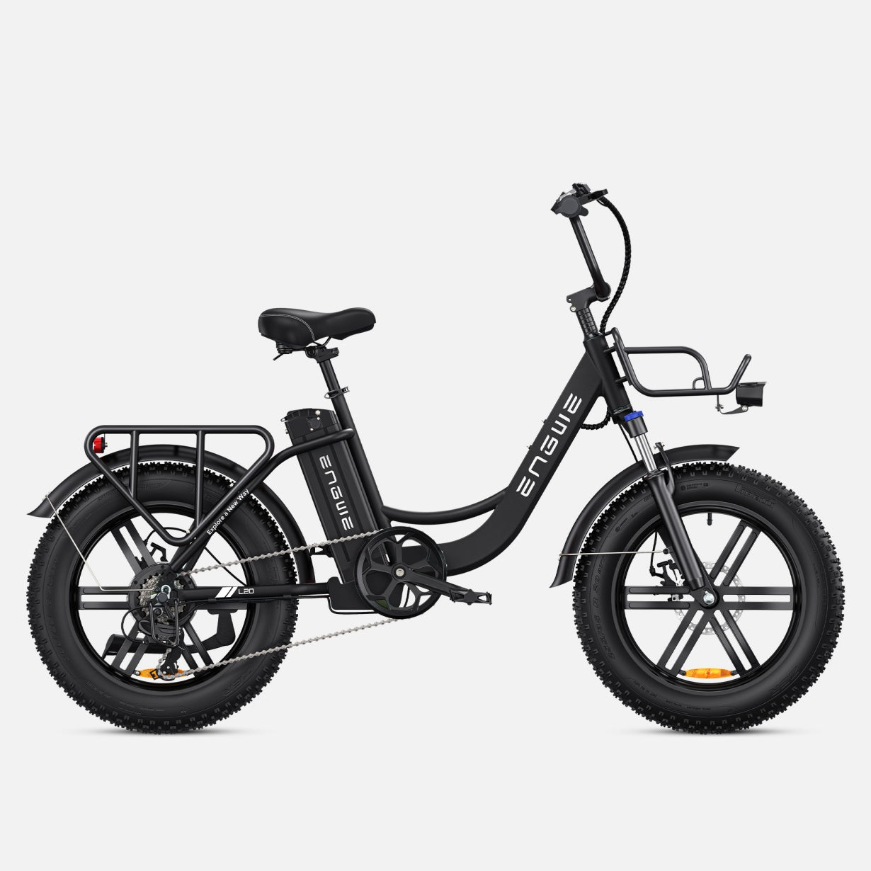 ENGWE L20 140KM Long-Range Step-thru Electric Fat Tire Bicycle