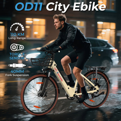Eletronbike OD11 Step-Through City E-Bike for Commuter