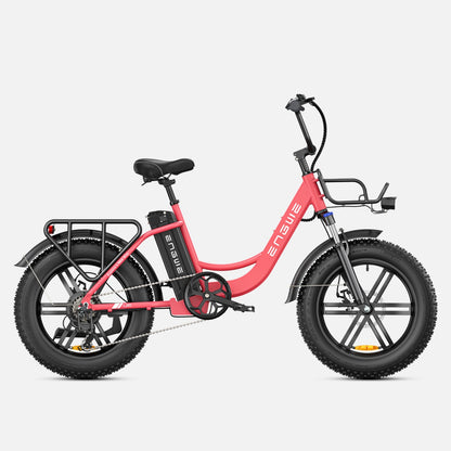 ENGWE L20 140KM Long-Range Step-thru Electric Fat Tire Bicycle