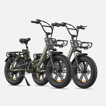 ENGWE L20 140KM Long-Range Step-thru Electric Fat Tire Bicycle