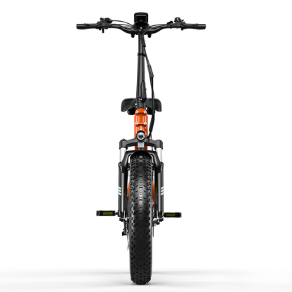 Eletronbike OD20 Foldable ebikes-Orange front
