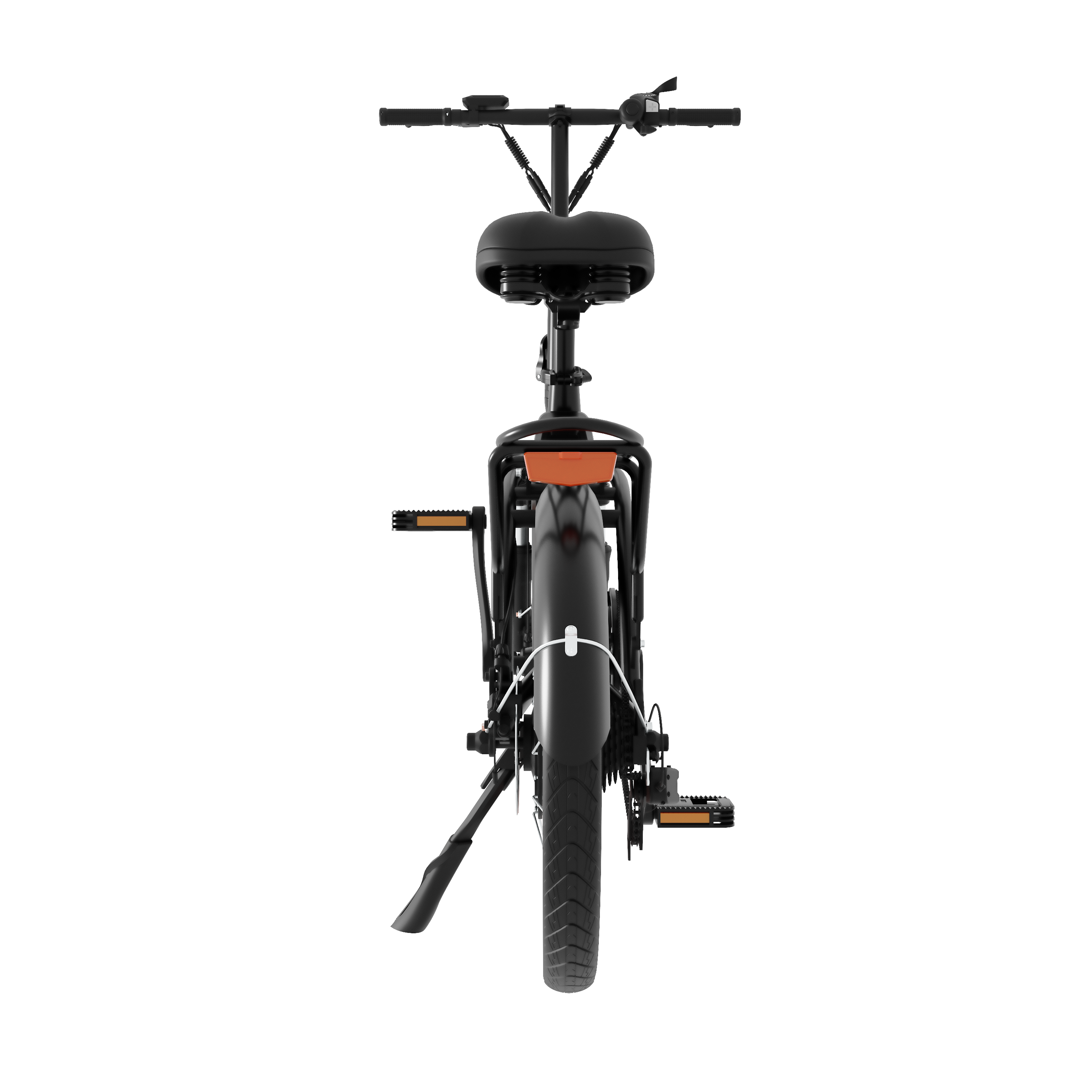 Folding Ebike for beginner-back