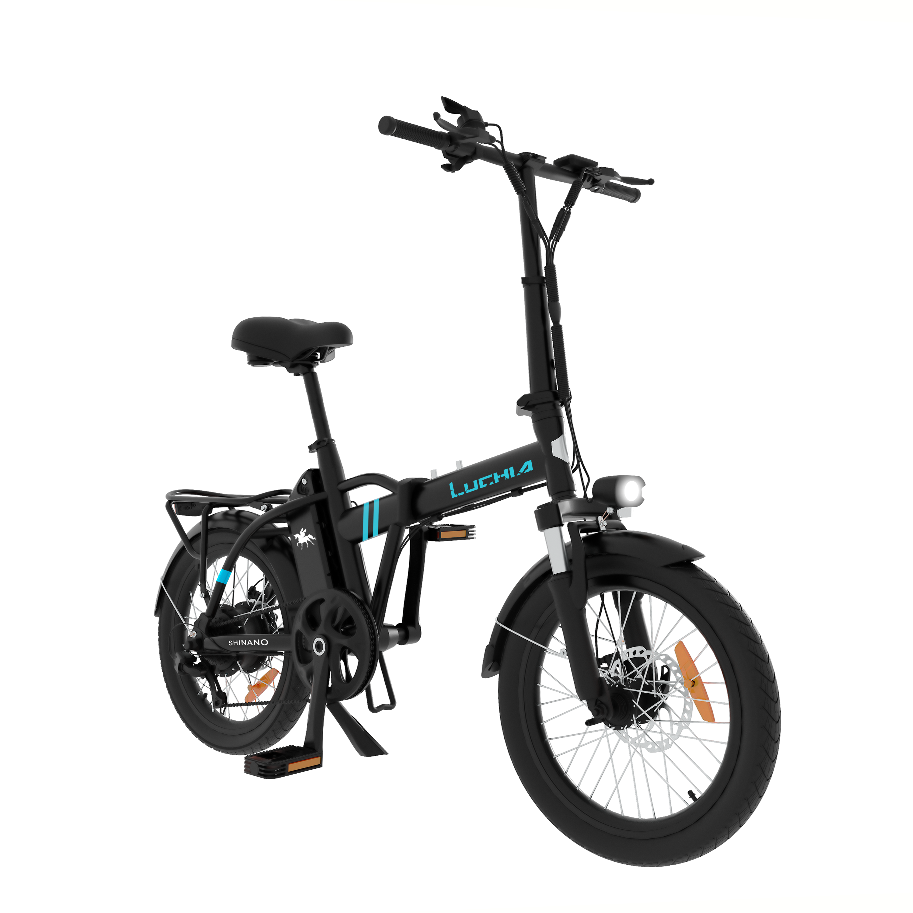 Folding Ebike for beginner-front right side
