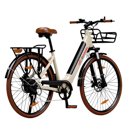 Bicicleta eléctrica urbana Eletronbike OD11 de dos niveles para desplazamientos diarios